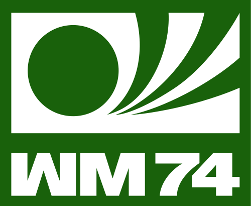 Logo Svjetskog nogometnog prvenstva održanog u Njemačkoj 1974. godine